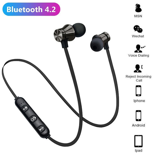 XT11 Magnetic Wireless Earbuds | Neckband with Mic