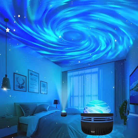 LED Galaxy Projector | Colorful Night Light & Room Decor