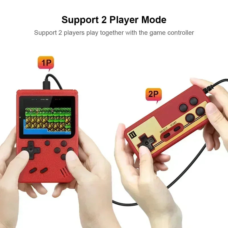 Retro Mini Handheld Game Console | 8-Bit, 500 Games