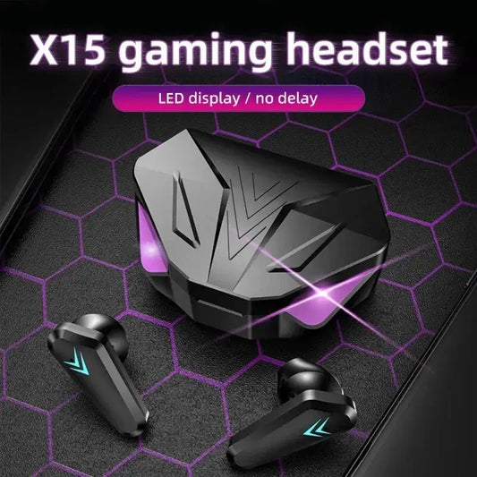 X15 TWS Bluetooth Headset | LED Display & Noise Cancelling