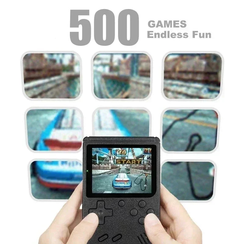 Retro Mini Handheld Game Console | 8-Bit, 500 Games