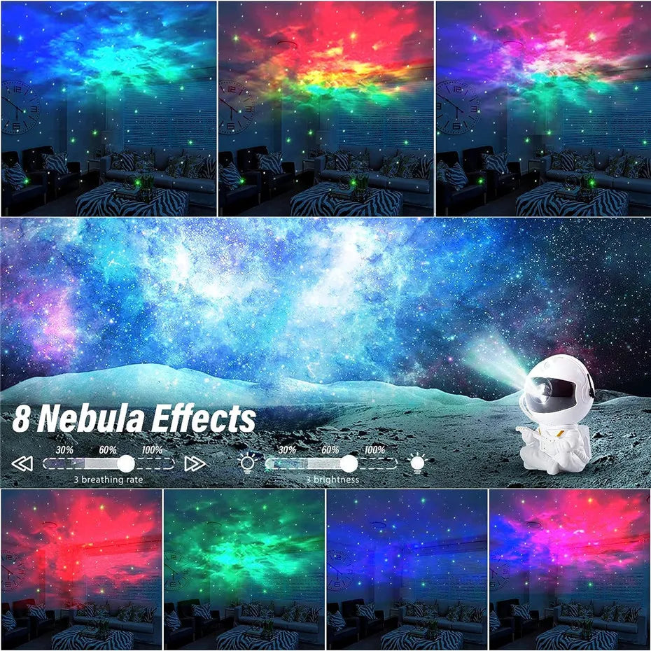 New Astronaut Galaxy Projector | LED Starry Night Lamp