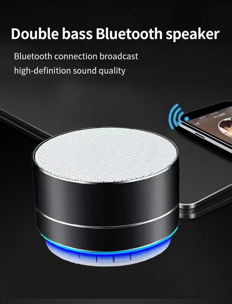 A10 Mini Aluminum Bluetooth Speaker | Portable Subwoofer