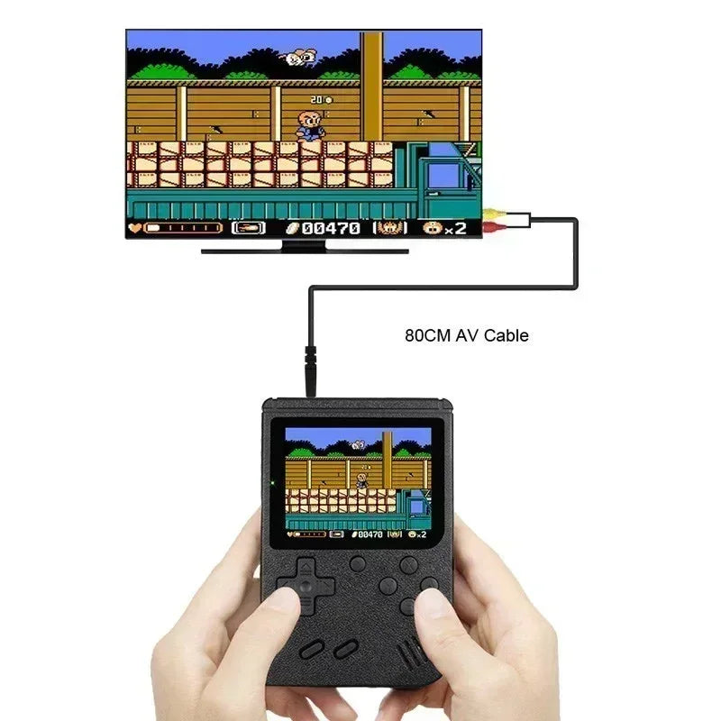 Retro Mini Handheld Game Console | 8-Bit, 500 Games