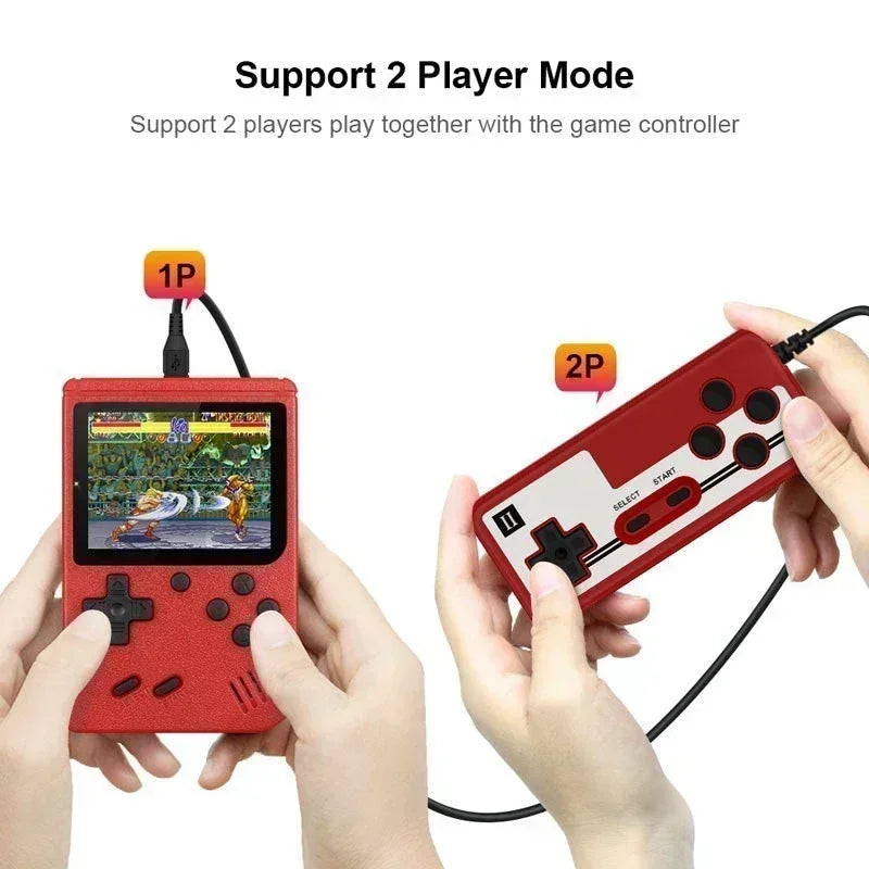 Retro Mini Handheld Game Console | 8-Bit, 500 Games