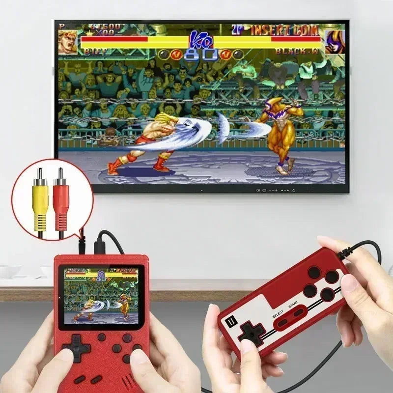 Retro Mini Handheld Game Console | 8-Bit, 500 Games