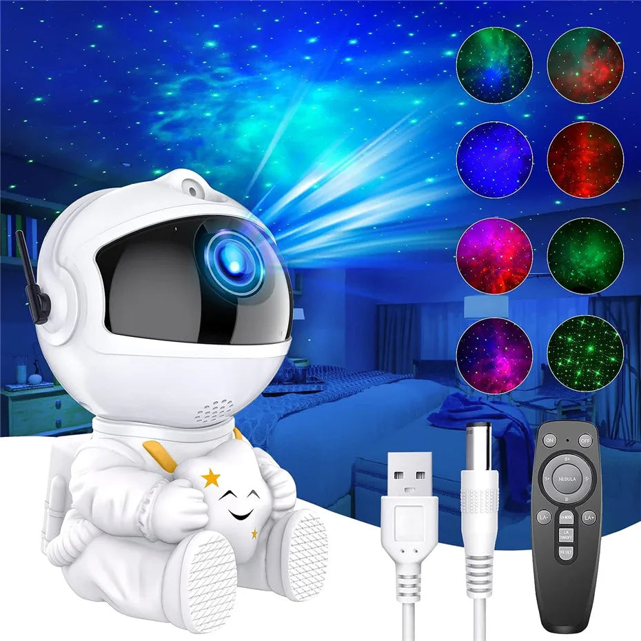 New Astronaut Galaxy Projector | LED Starry Night Lamp