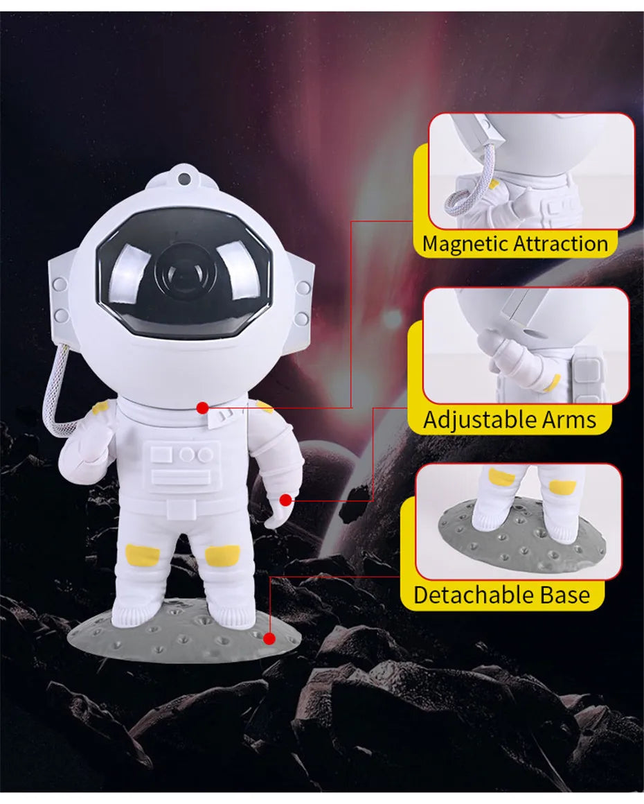 New Astronaut Galaxy Projector | LED Starry Night Lamp